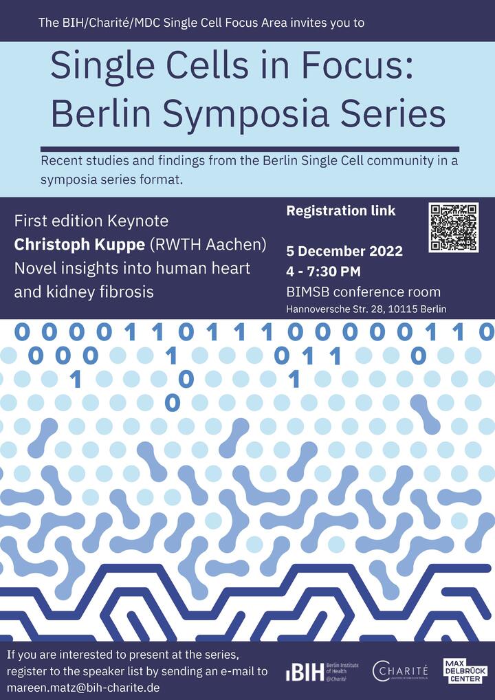 Bild Poster Single Cells in Focus Berlin Symposia Series