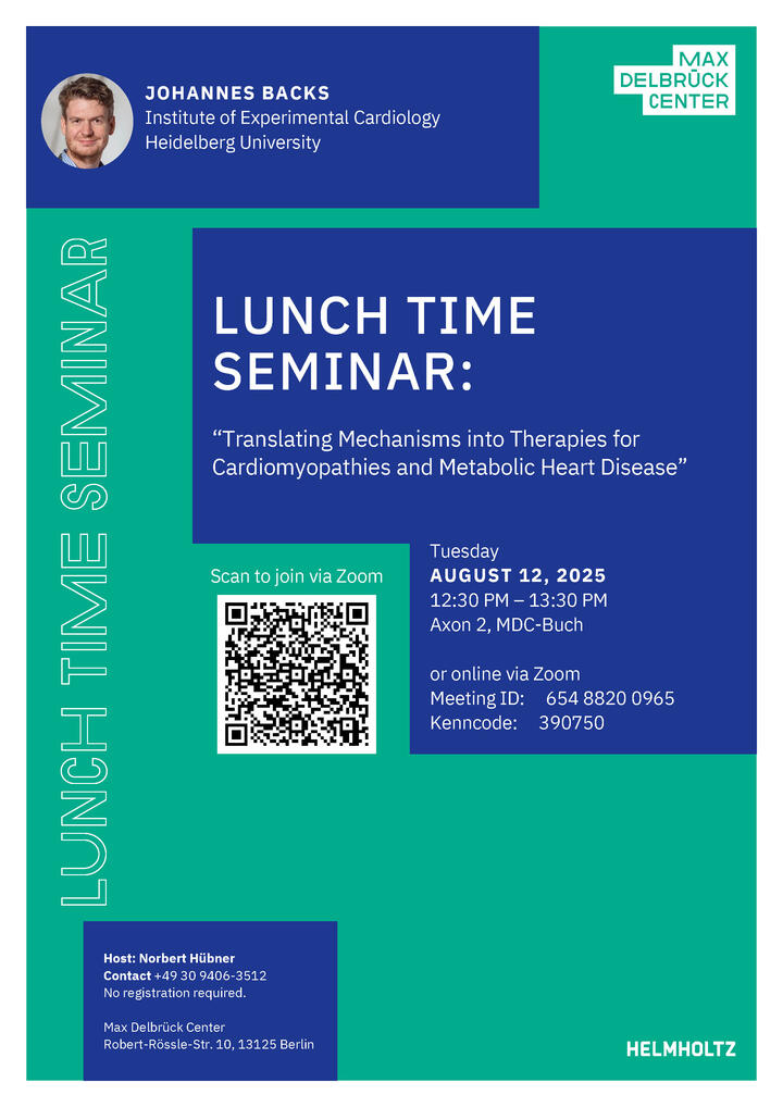 Poster Lunchtime Seminar August 2025