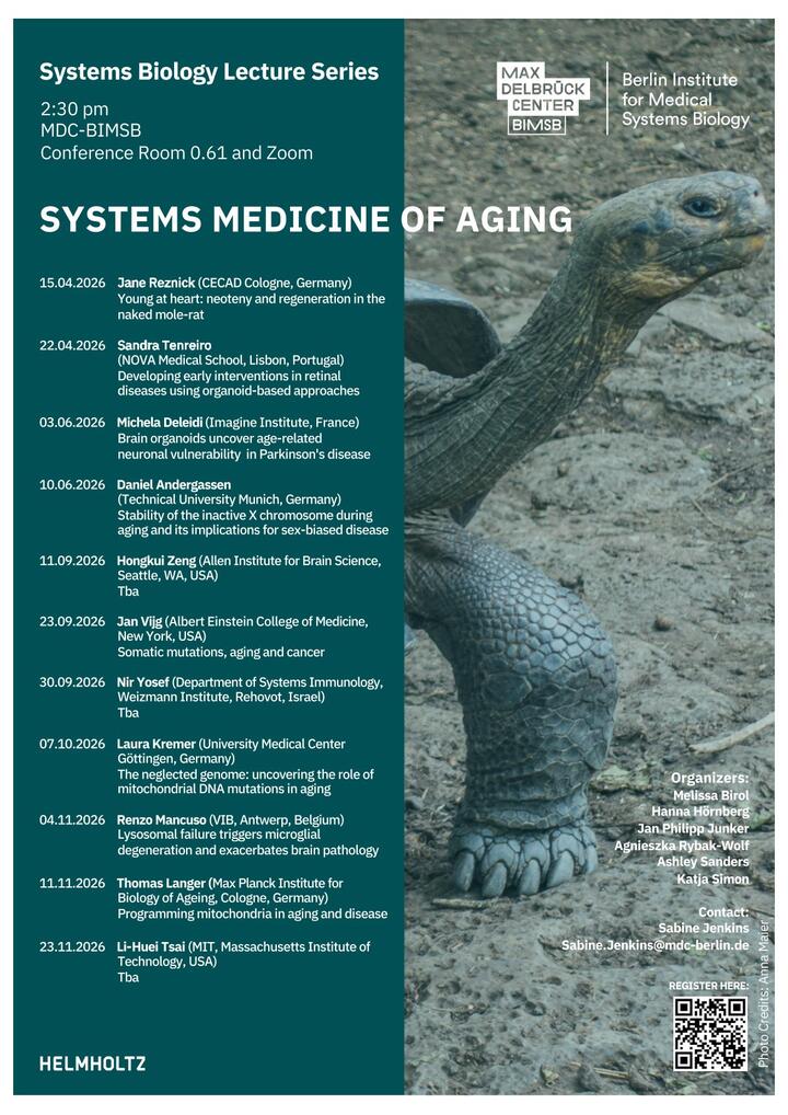 SysBio Lecture Series Poster 2026