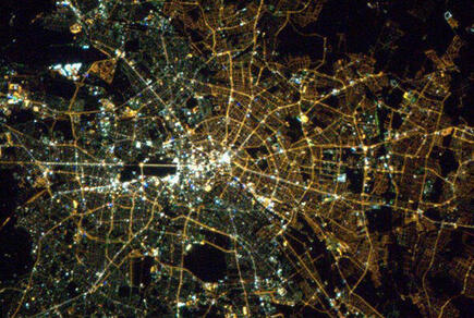 Berlin at night