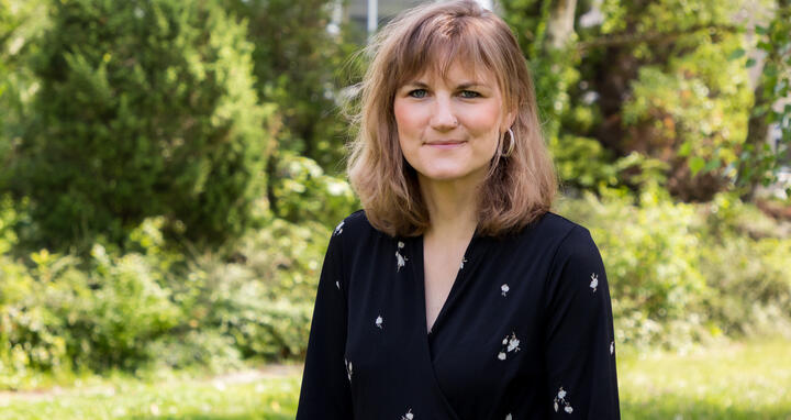 Hanna Zimmermann im Grünen