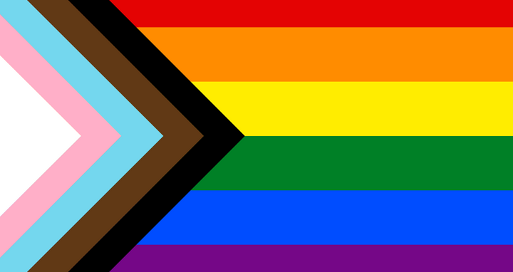 Progress Pride Flagge