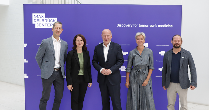 Group picture with Holger Gerhardt, Heike Graßmann, Kai Wegner, Katja Simon, Christoph Diebolder