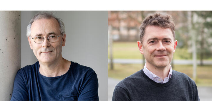 Portraits of Gary Lewin and James Poulet