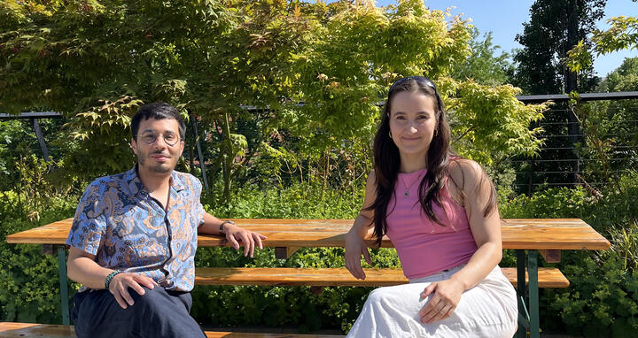 Anis Senoussi and Sophia Levitskaja