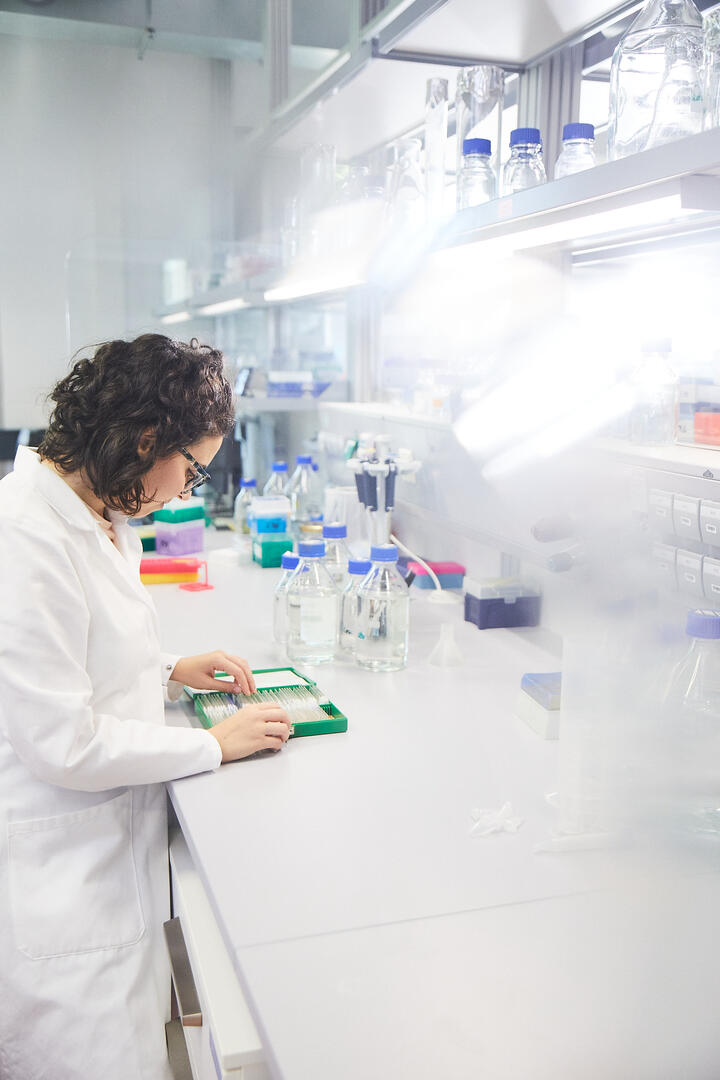 Scientist in a lab