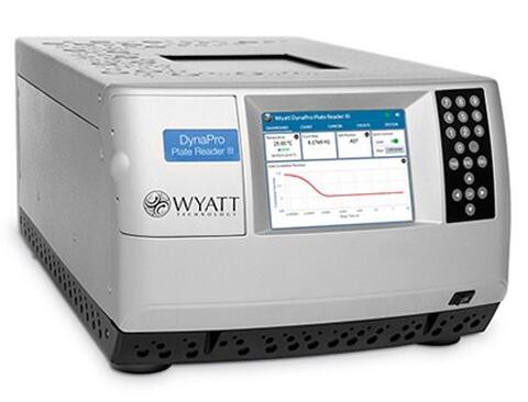 DynaPro Plate Reader III ©Wyatt Technology Corporation, Santa Barbara, CA, USA