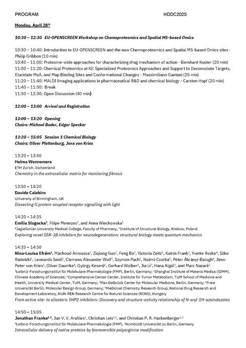 Programm HDDC Seite 1
