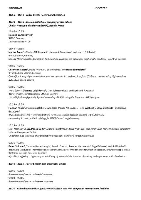 Programm HDDC Seite 5