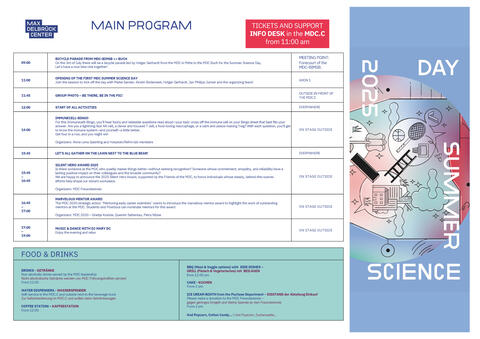 Program Summer Science Day 2025 Page 1
