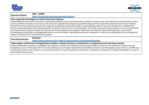 Abstracts Advancing Single Cells 2