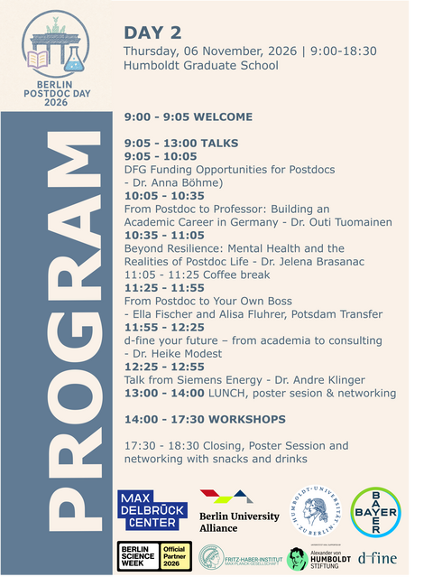 Postdoc Day 2026 Program Day 2