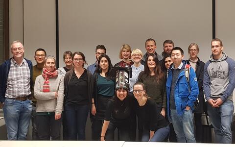 The group at Rocio Servin Vences' PhD defense