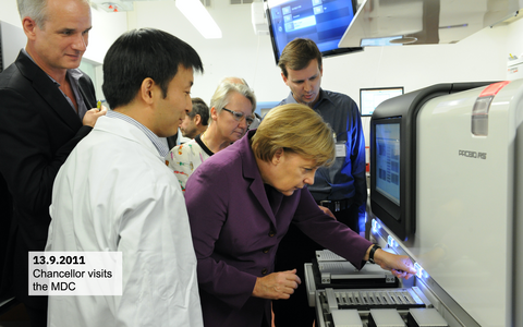 Chancellor visits the MDC