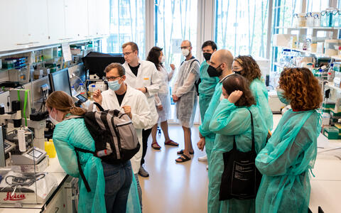 People in a laboratory