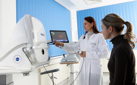 Optical coherence tomography of the CRU