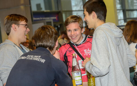 Students at the MINT-EC Hauptstadtforum 2023