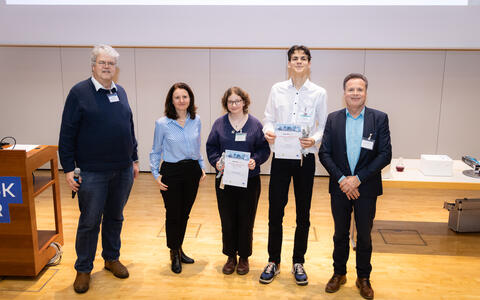 Gruppenbild von Henning Otto, Heike Graßmann, Amelie Stadermann, Lasse Klebe und Ulrich Scheller