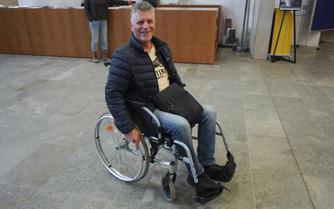 Man in wheelchair