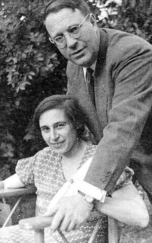 Käthe Beutler mit Ehemann Alfred