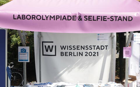 Wissensstadt 2021 booth