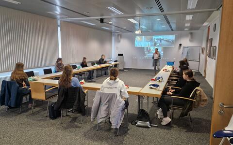 People in a seminar room