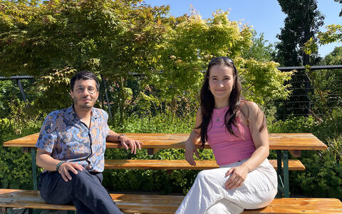 Anis Senoussi and Sophia Levitskaja