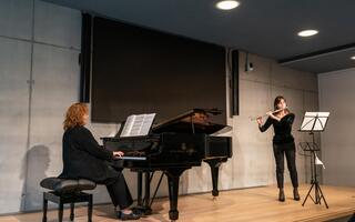 Carla García Heredia plays the sonata for flute and piano