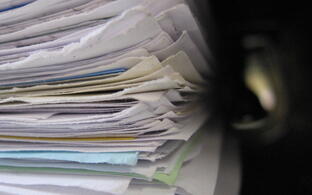 Papers pile