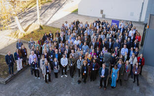 Large group photo of attendees