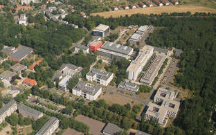Luftbild des Campus Berlin-Buch