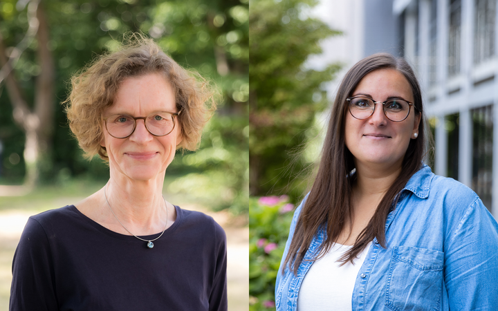 Kathrin Saar und Aileen Cunningham