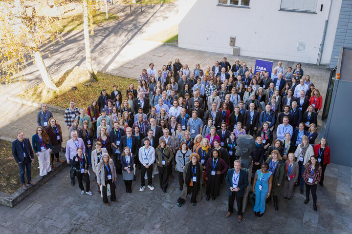 Large group photo of attendees