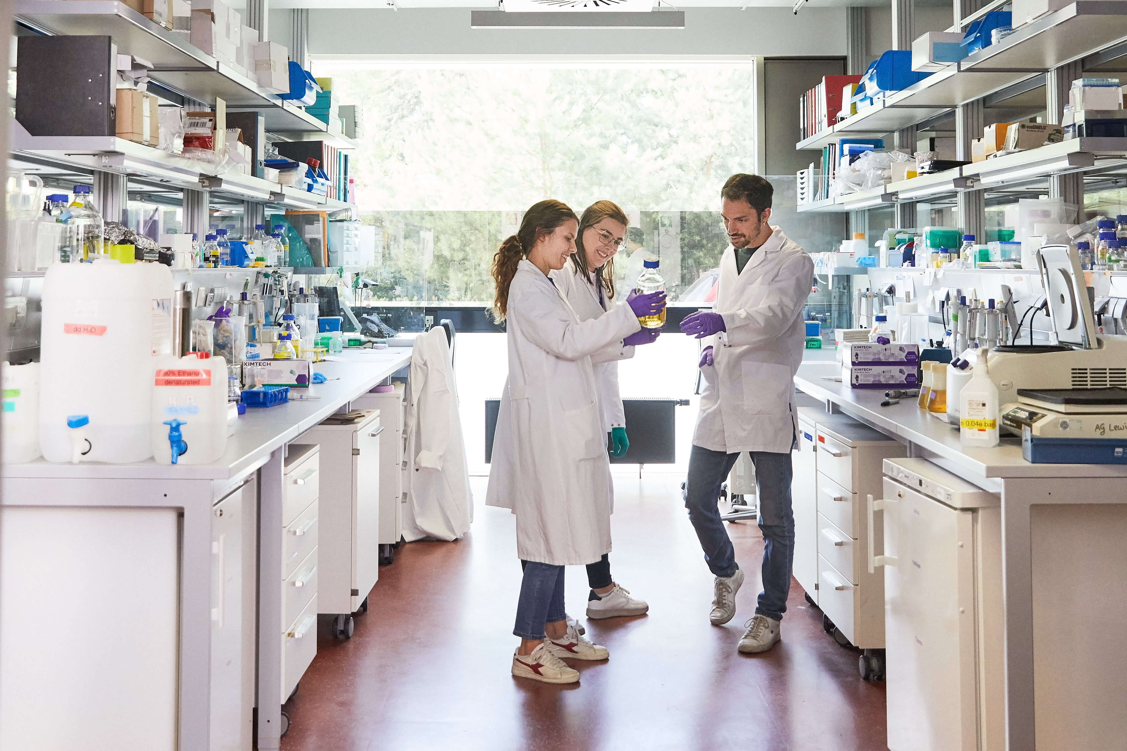 people in a lab