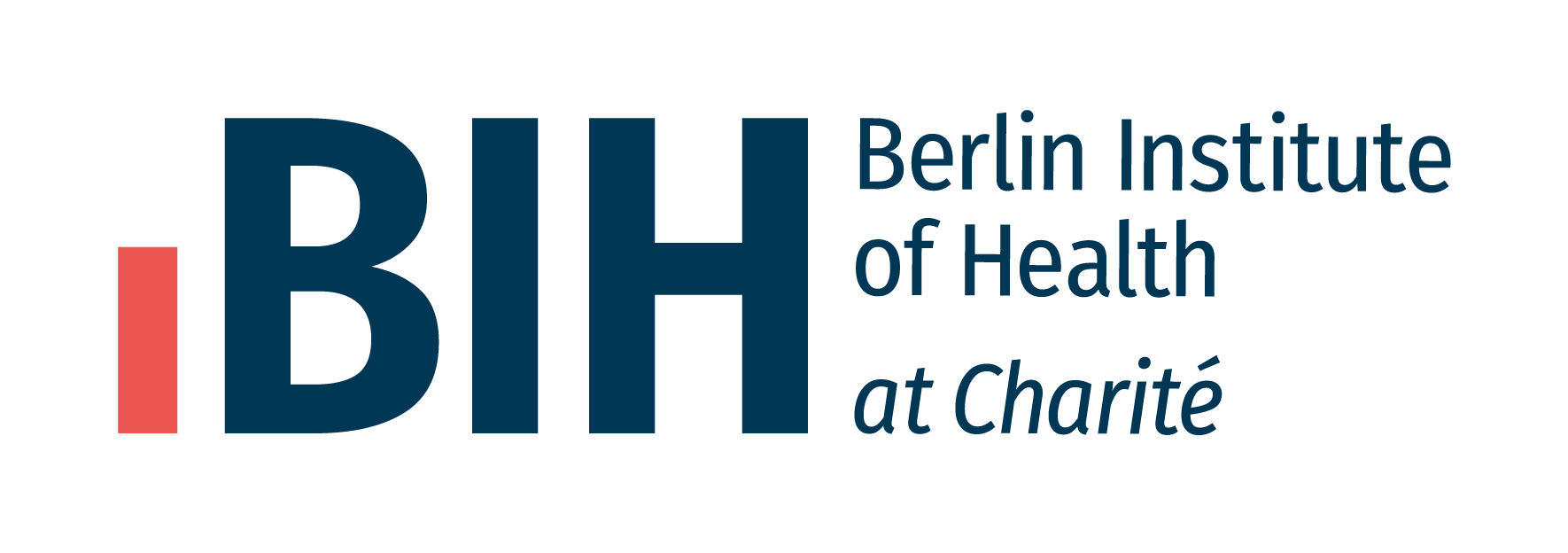 Logo: "Berlin Institute of Health @Charit&eacute;"