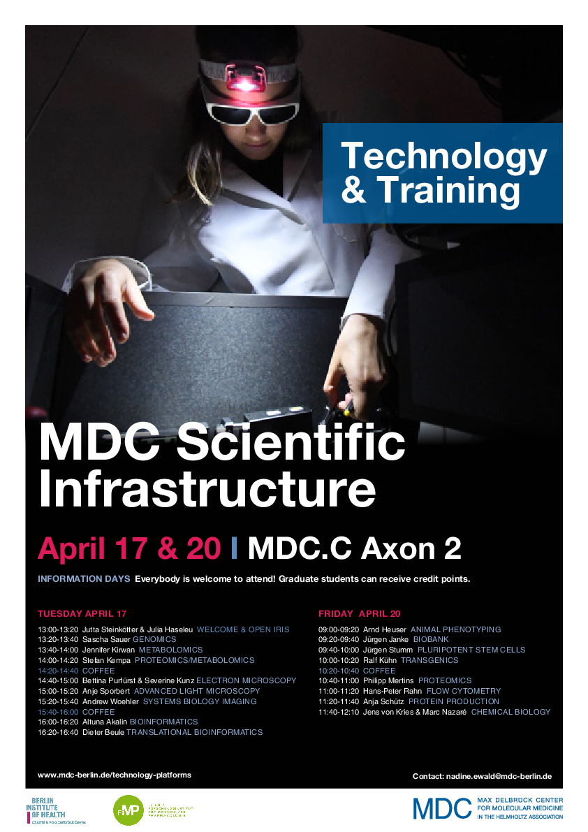 MDC Scientific Infrastructure Information Days (part 2) | Max Delbrück ...