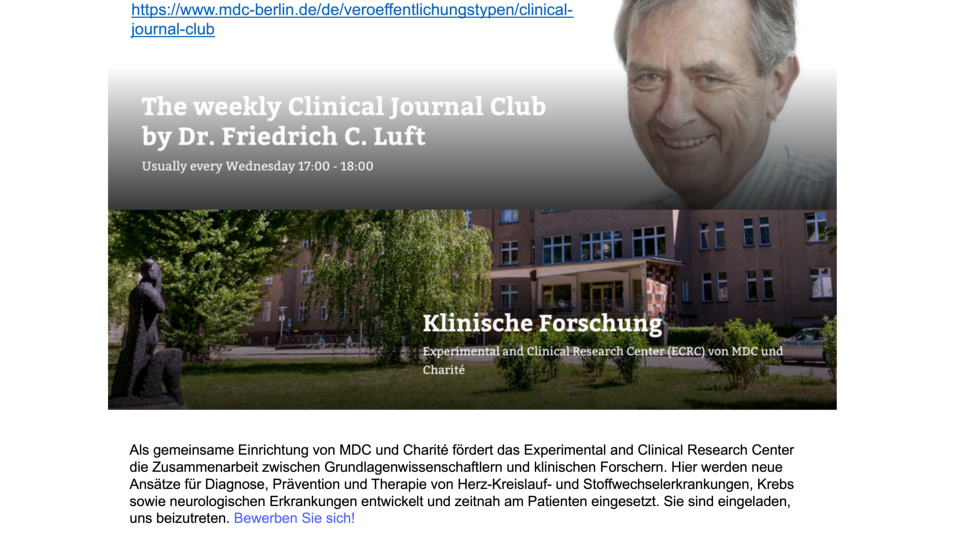 Presentation Clinical Journal Club &ndash; April 8, 2026