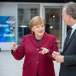 Angela Merkel und Martin Lohse