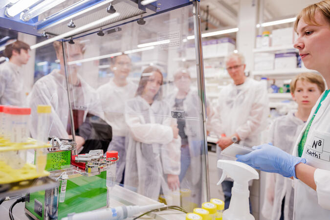 people in a lab