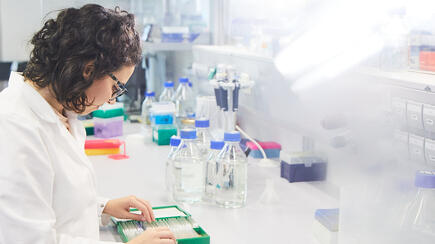 Scientist in a lab
