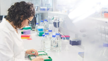 Scientist in a lab