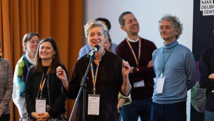 group of people during a presentation